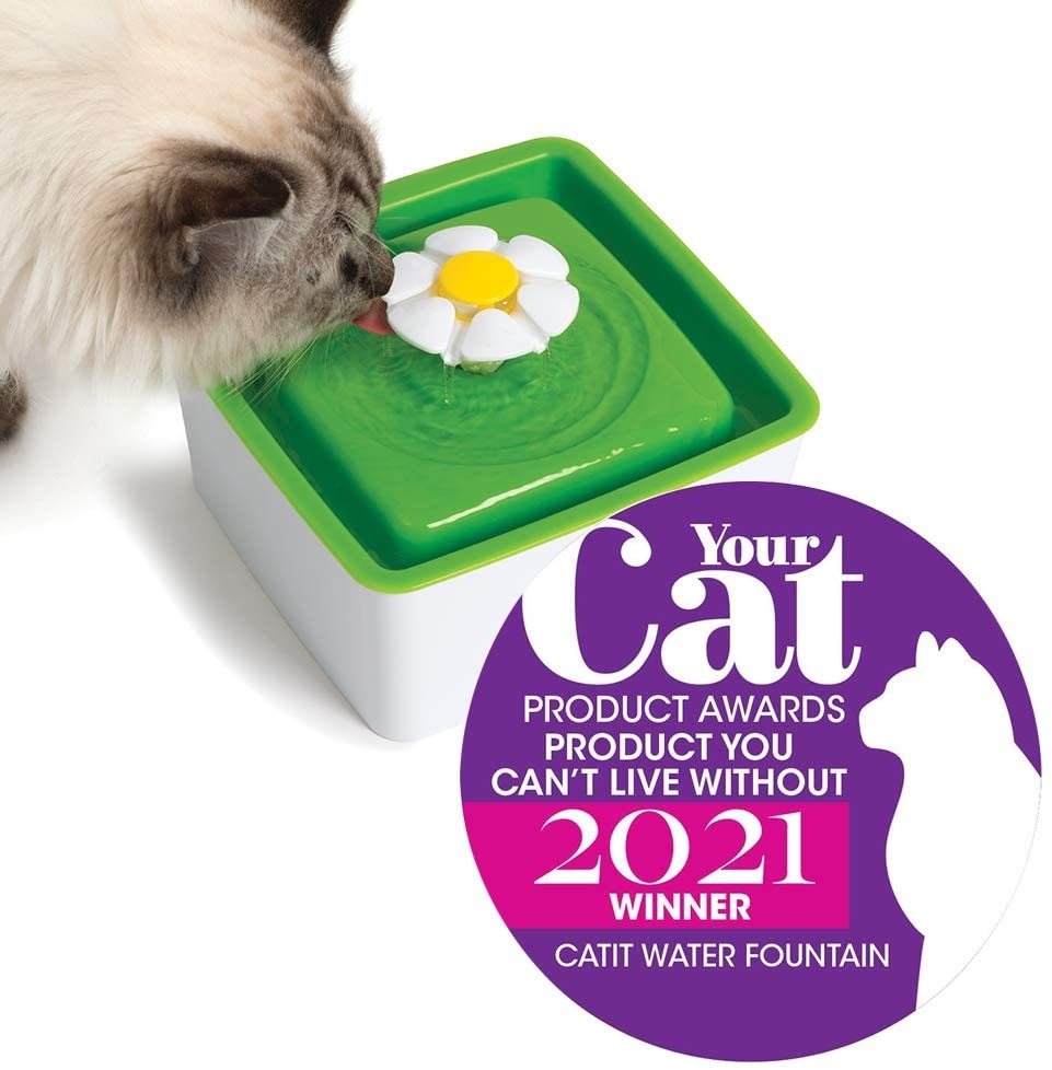 Zdjęcie catit Senses 2.0 Flower Fountain MINI 1,5l fontanna dla kota ⌀18cm, wys. 12cm