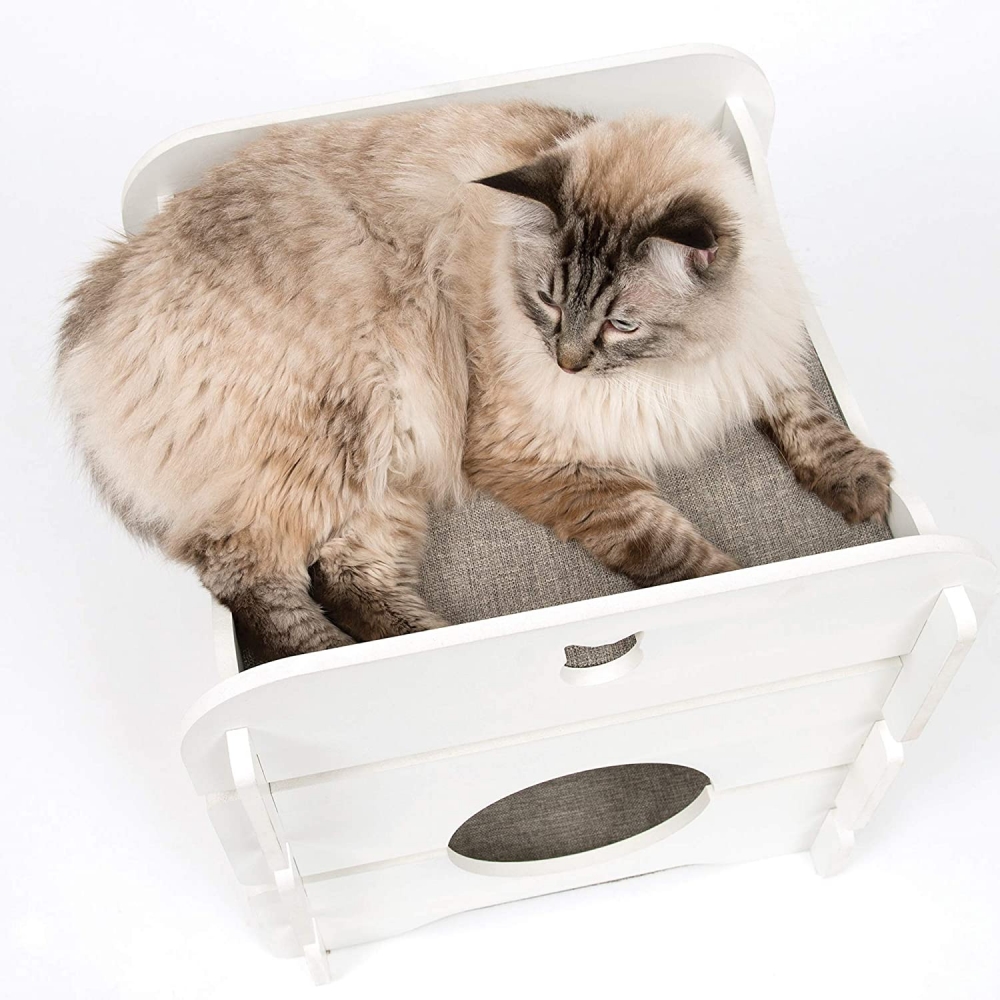Zdjęcie catit Vesper Cottage domek dla kota  biały 50 x 50 x 49 cm