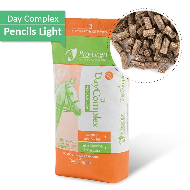 Zdjęcie Pro-Linen Day Complex Pencils Light granulat niskoenergetyczny dla koni  20kg