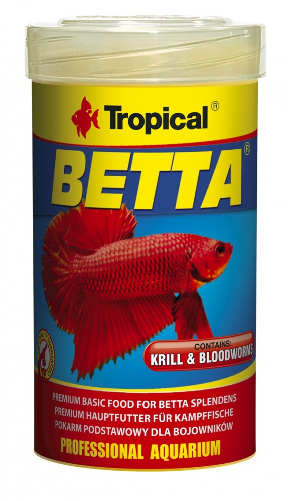 Zdjęcie Tropical Betta pokarm dla bojowników  płatki 100ml (30g)