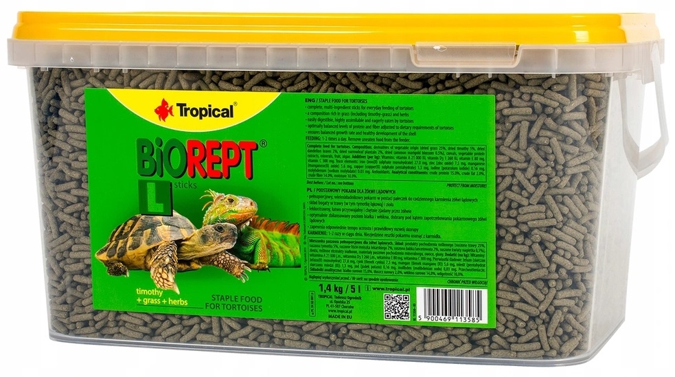 Zdjęcie Tropical Biorept L wiaderko  pokarm dla żółwi lądowych 5000ml