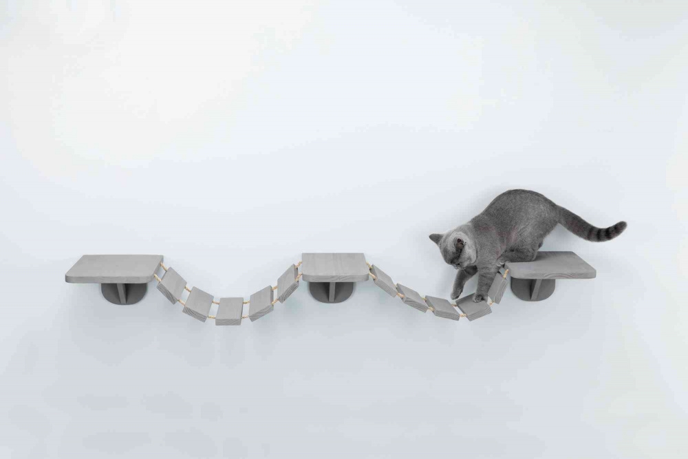 Zdjęcie Trixie Mostek dla kota do montażu na ścianie  szary 150 x 30 cm
