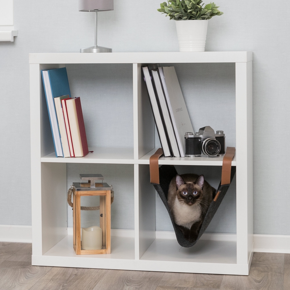 Zdjęcie Trixie Hamak dla kota do montażu w półce  antracytowy 56 × 36 cm