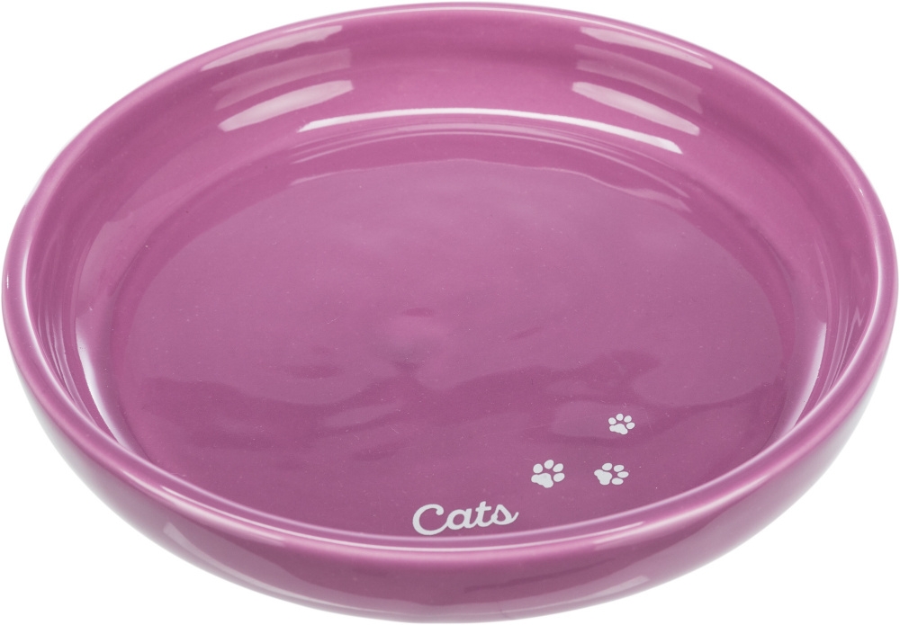 Zdjęcie Trixie Miska ceramiczna XXL płytka  dla kotów dużych ras kolorowa 0.35 l, 18 cm