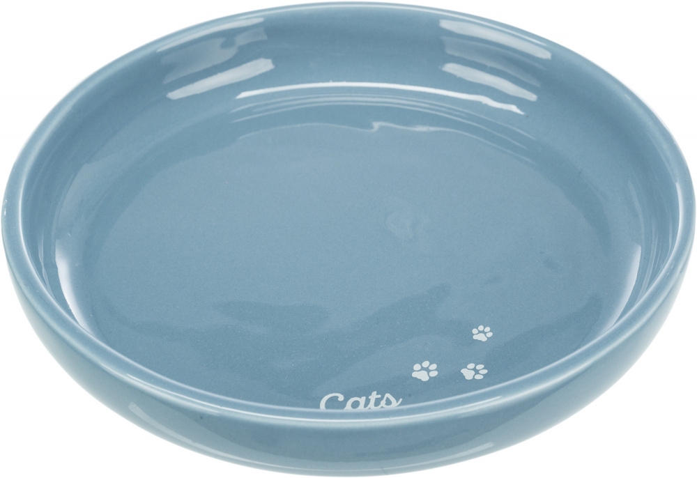 Zdjęcie Trixie Miska ceramiczna XXL płytka  dla kotów dużych ras kolorowa 0.35 l, 18 cm