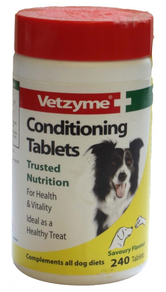Zdjęcie Vetzyme Conditioning Tablets  dla psów 240 tabl. 