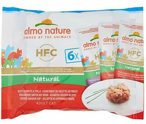 Zdjęcie Almo Nature Multipack Natural saszetka  pakiet mix smaków 6x55g