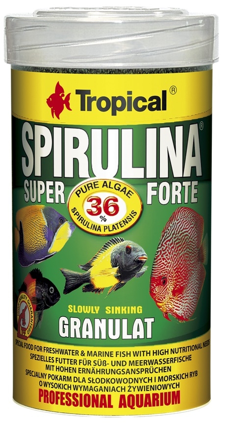 Zdjęcie Tropical Super Spirulina Forte  granulat 100ml / 60g