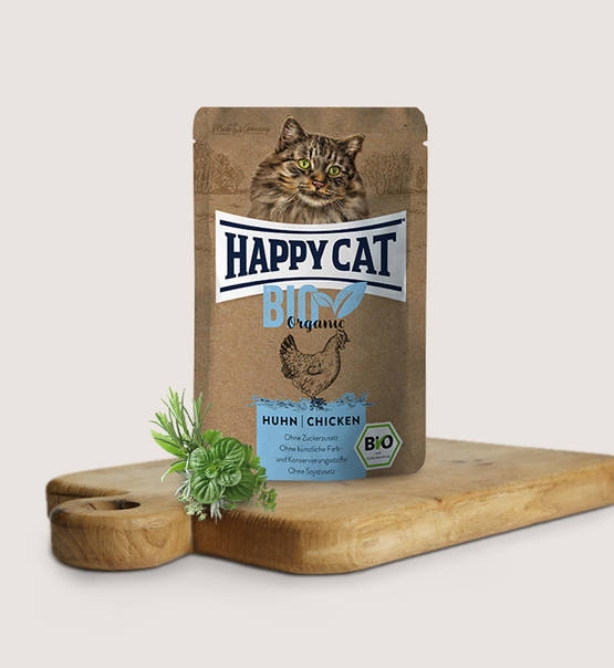 Zdjęcie Happy Cat Bio Organic saszetka dla kota kurczak 85g