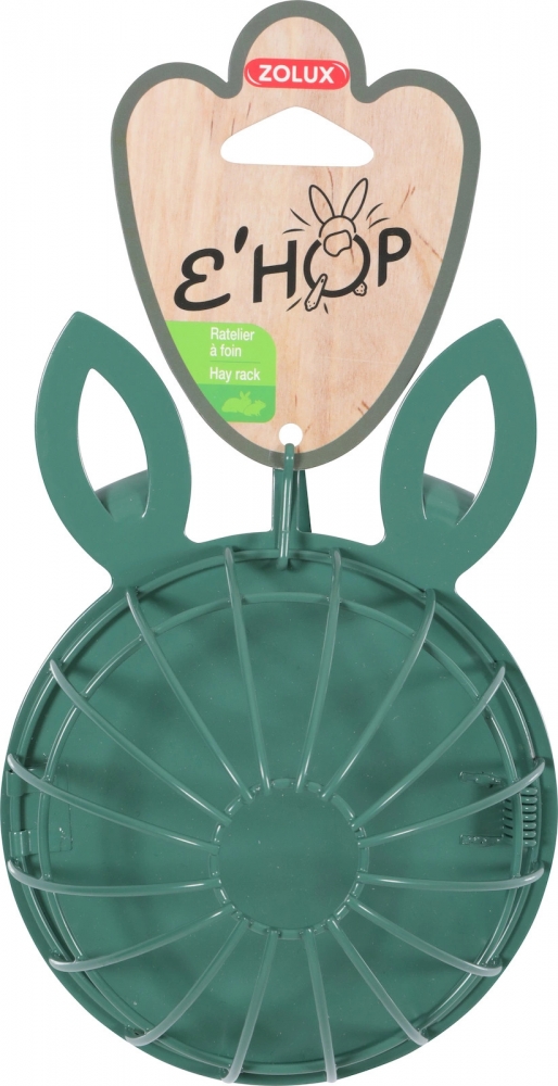 Zdjęcie Zolux Paśnik na siano Ehop w kształcie królika  zielony 5,5 x 12 x 17 cm