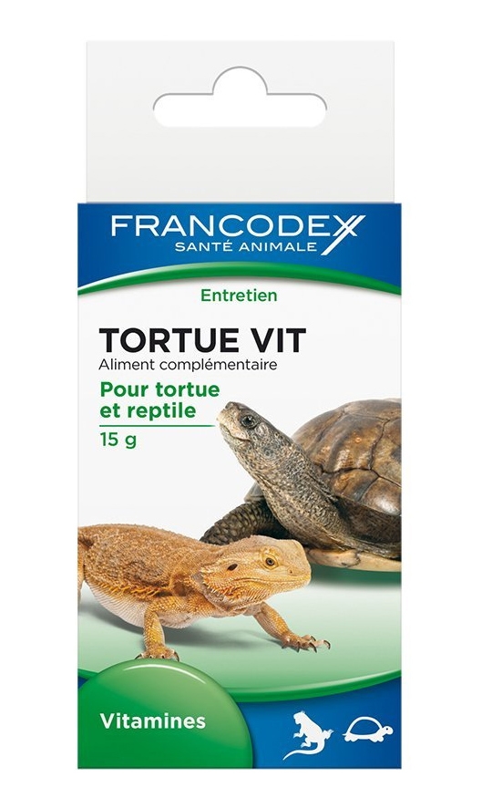 Zdjęcie Francodex Tortue Vit Witaminy dla żółwi i gadów   15g