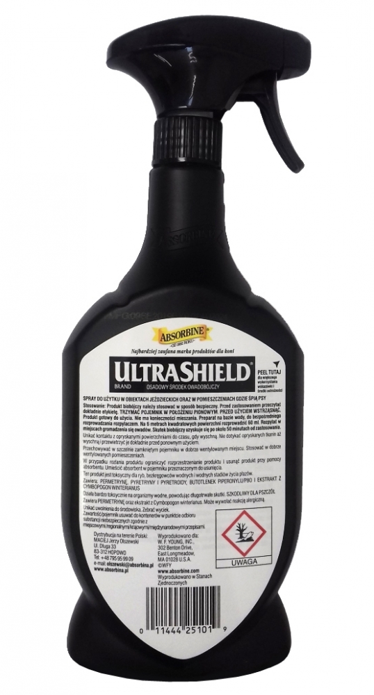 Zdjęcie Absorbine UltraShield Brand Fly Repellent   946ml