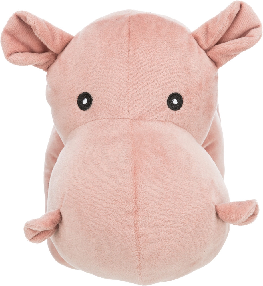 Zdjęcie Trixie Pluszowa zabawka dla psa hipopotam z dźwiękiem różowy 25 cm