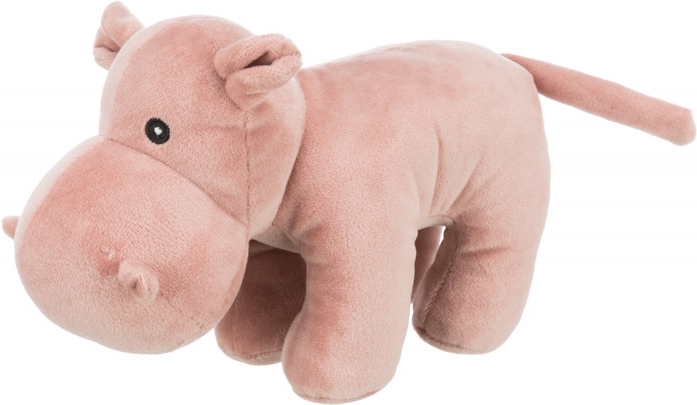 Zdjęcie Trixie Pluszowa zabawka dla psa hipopotam z dźwiękiem różowy 39 cm