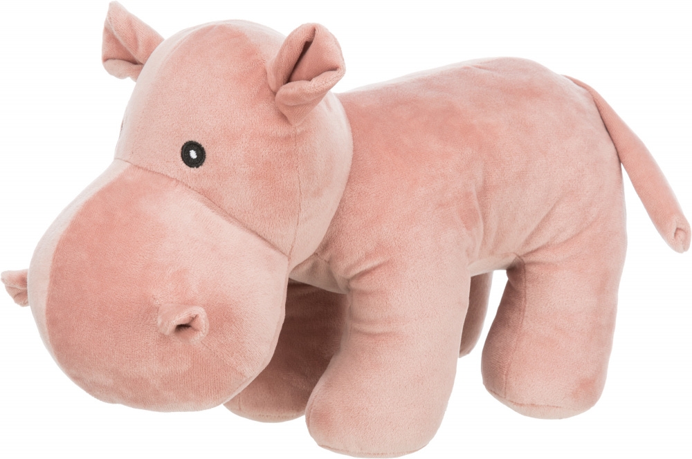 Zdjęcie Trixie Pluszowa zabawka dla psa hipopotam z dźwiękiem różowy 39 cm