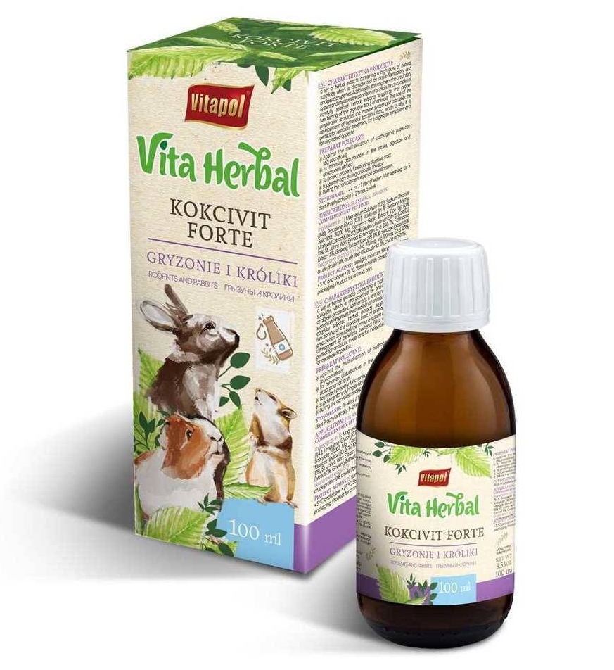 Zdjęcie Vitapol Vita Herbal Activin  na trawienie dla gryzoni i królików 100ml