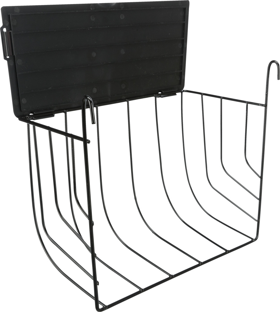 Zdjęcie Trixie Paśnik dla gryzoni zawieszany duży z pokrywką metalowy 25 × 18 × 12 cm