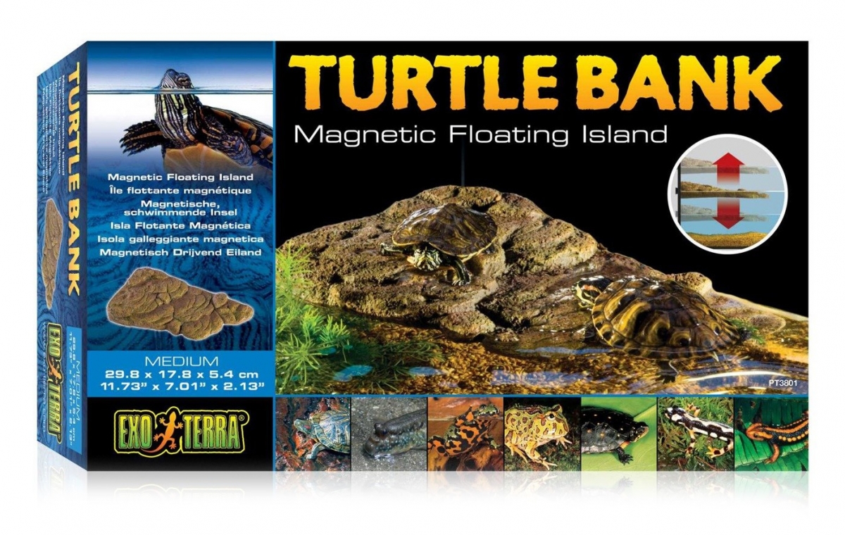Zdjęcie Exo-Terra Turtle Bank pływająca wyspa dla żółwia  rozm. M (29,8 x 17,8 x 5,4 cm) 