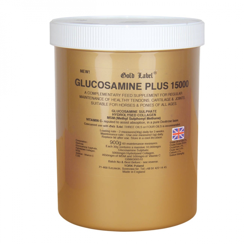 Zdjęcie Gold Label Glucosamine Plus 15000 preparat na stawy   900g