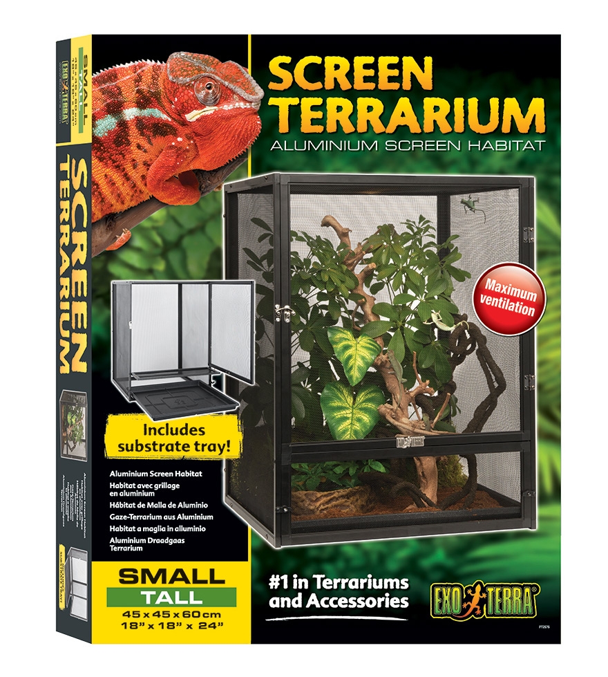 Zdjęcie Exo-Terra Screen Terrarium terrarium siatkowe  Small Tall (45 x 45 x 60 cm) 