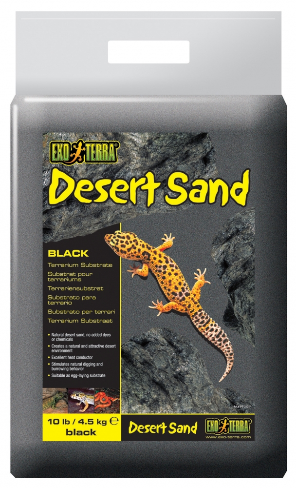 Zdjęcie Exo-Terra Desert Sand piasek do terrarium  czarny 4,5kg