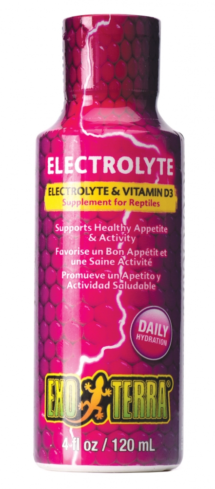 Zdjęcie Exo-Terra Elektrolyte + D3 elektrolity z witaminą D3 dla gadów  120 ml