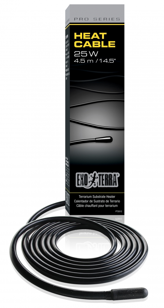 Zdjęcie Exo-Terra Heat Cable kabel grzewczy do terraiów  25W / 4,5 m 
