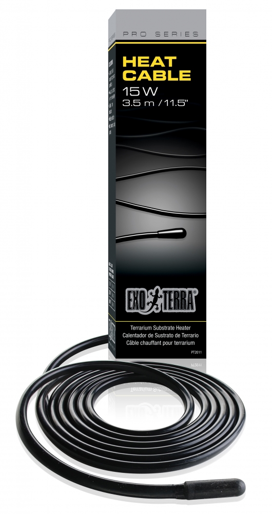 Zdjęcie Exo-Terra Heat Cable kabel grzewczy do terraiów  15W / 3,5 m 