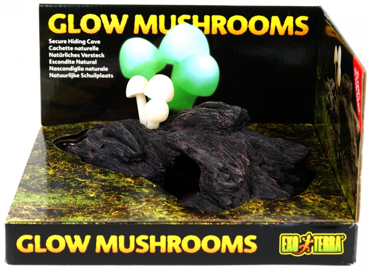 Zdjęcie Exo-Terra Glow Mushrooms kryjówka świecące grzyby  24 x 13 x 10 cm 