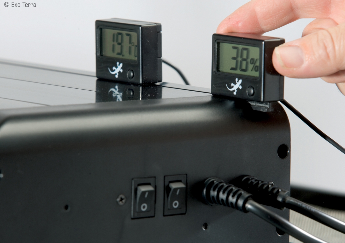 Zdjęcie Exo-Terra Combometer higrometr i termometr elektroniczny do terrariów  4,5 x 1,6 x 4 cm