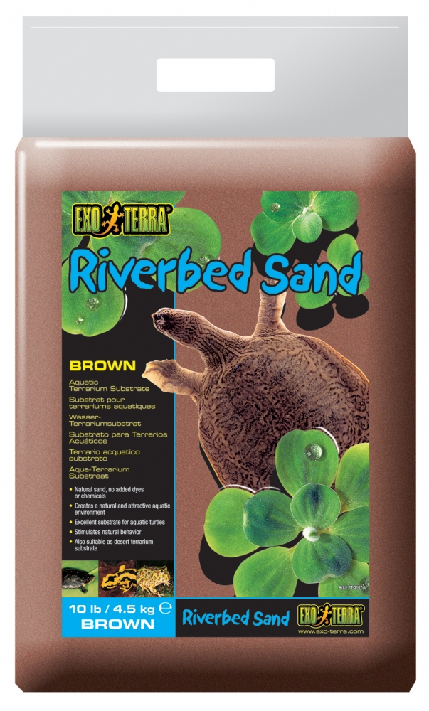 Zdjęcie Exo-Terra Riverbed Sand podłoże dla żółwi wodnych  czarny 4,5kg