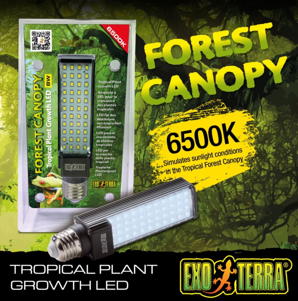Zdjęcie Exo-Terra Forest Canopy LED lampka led do terrarium  6500K, 8W (44 diody LED) 