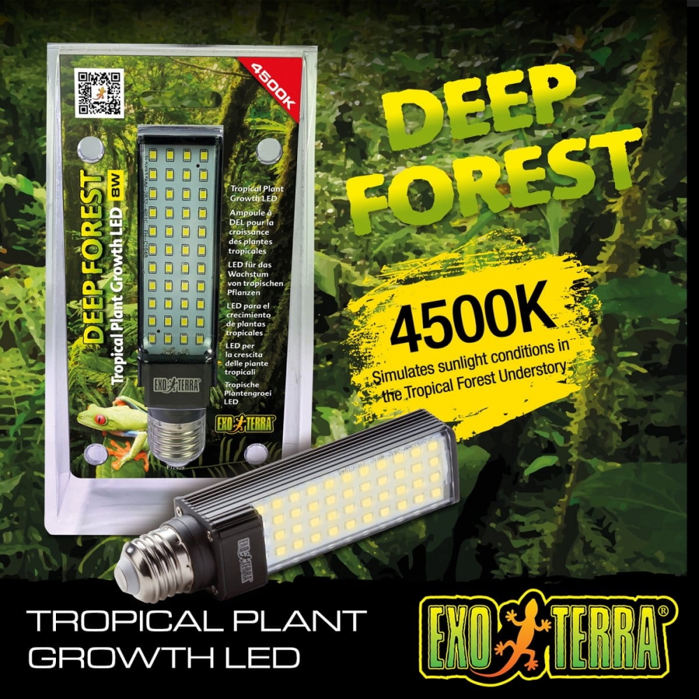 Zdjęcie Exo-Terra Deep Forest LED lampka led do terrarium  4500K, 8W (44 diody LED) 