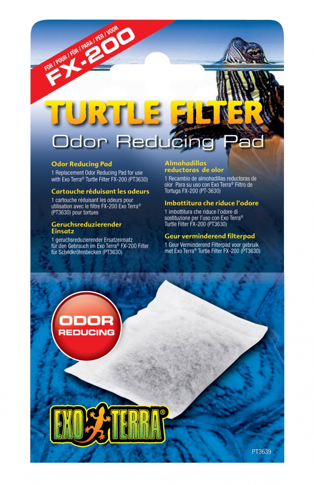 Zdjęcie Exo-Terra odour Reducing Pad wkładka redukująca zapach do filtra Turtle Filter FX-200  