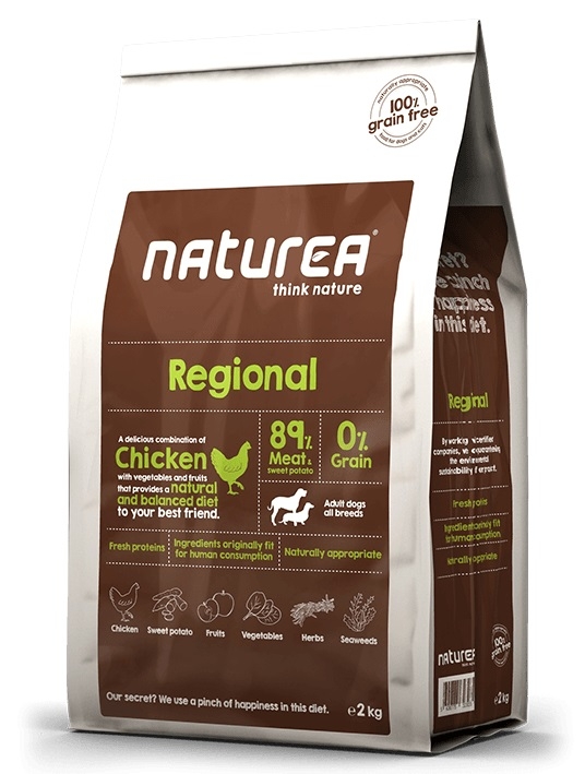 Zdjęcie Naturea Dog Regional Grain Free  świeży kurczak 12kg