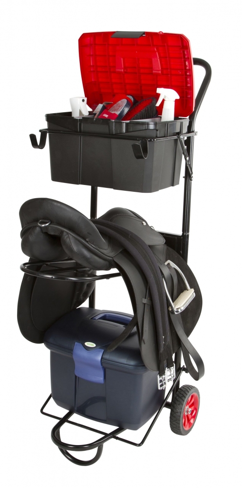 Zdjęcie Kerbl Saddle Caddy wózek stajenny na siodło i akcesoria  127 x 48 x 78 cm