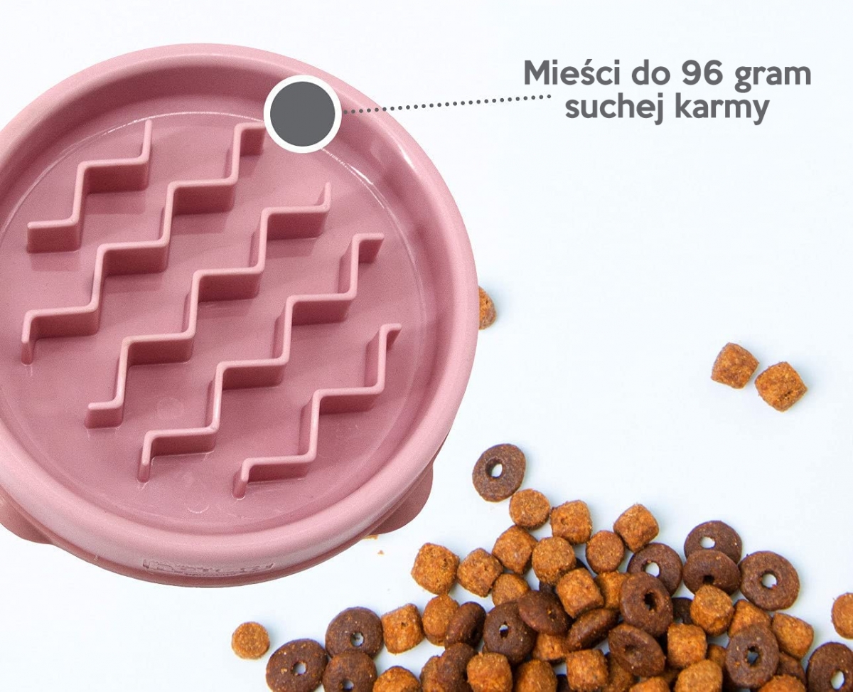 Zdjęcie Outward Hound Fun Feeder™ miska spowalniająca jedzenie Tiny różowa ø ok. 15 cm