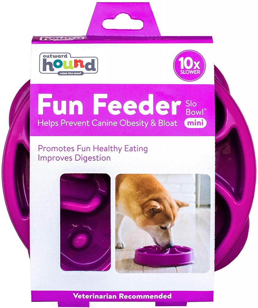 Zdjęcie Outward Hound Fun Feeder™ miska spowalniająca jedzenie Mini fioletowa ø ok. 21 cm