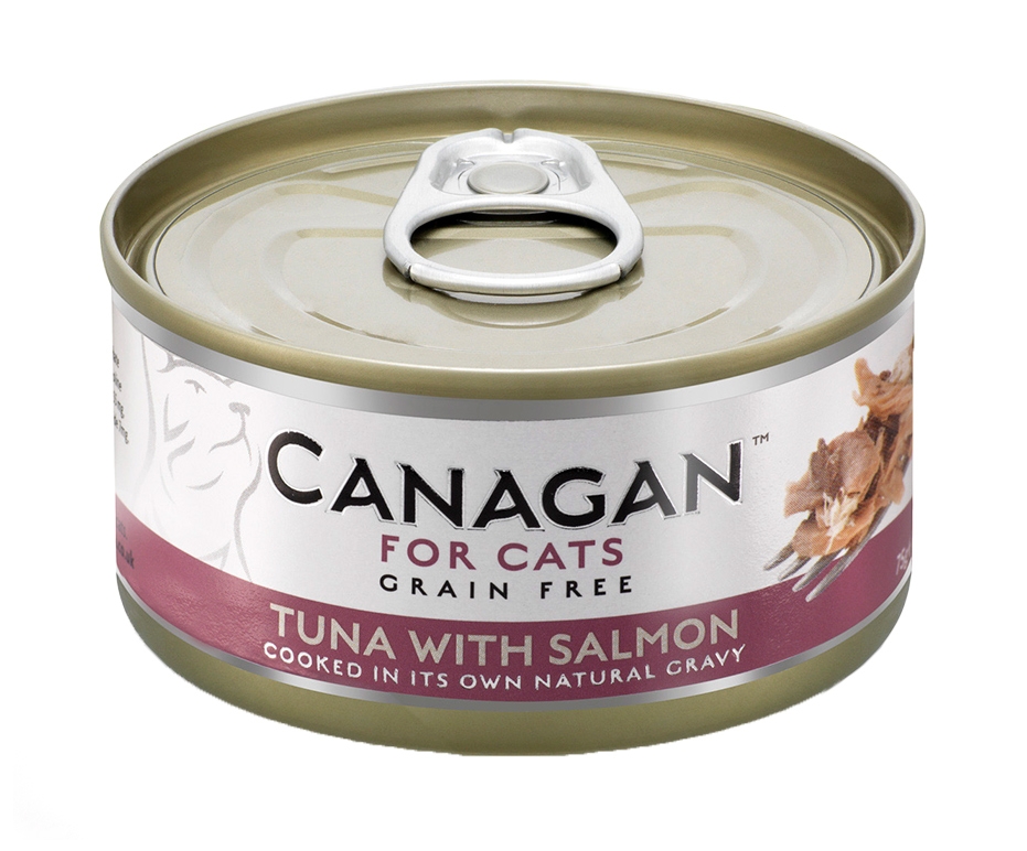 Zdjęcie Canagan Puszka dla kota  tuńczyk z łososiem 75g