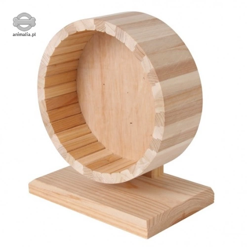 Trixie Cichy kołowrotek drewniany duży dla chomika lub myszoskoczka 22 cm |  Animalia.pl